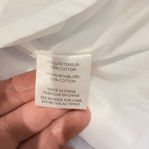 Milly Evelyn Tiered Eyelet Mini Dress Blue Floral Embroidered Spaghetti Straps - Picture 11 of 13